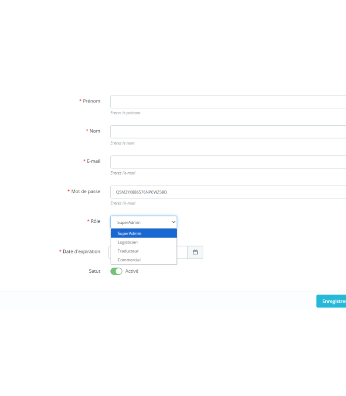 Temporary Acces pour Prestashop