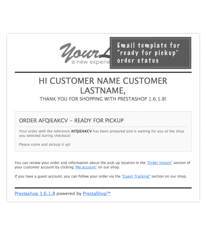 Pay on Pickup